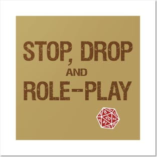 Stop, Drop and Role-Play Posters and Art